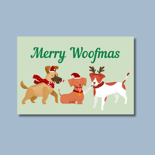 Merry Woofmas Sticker