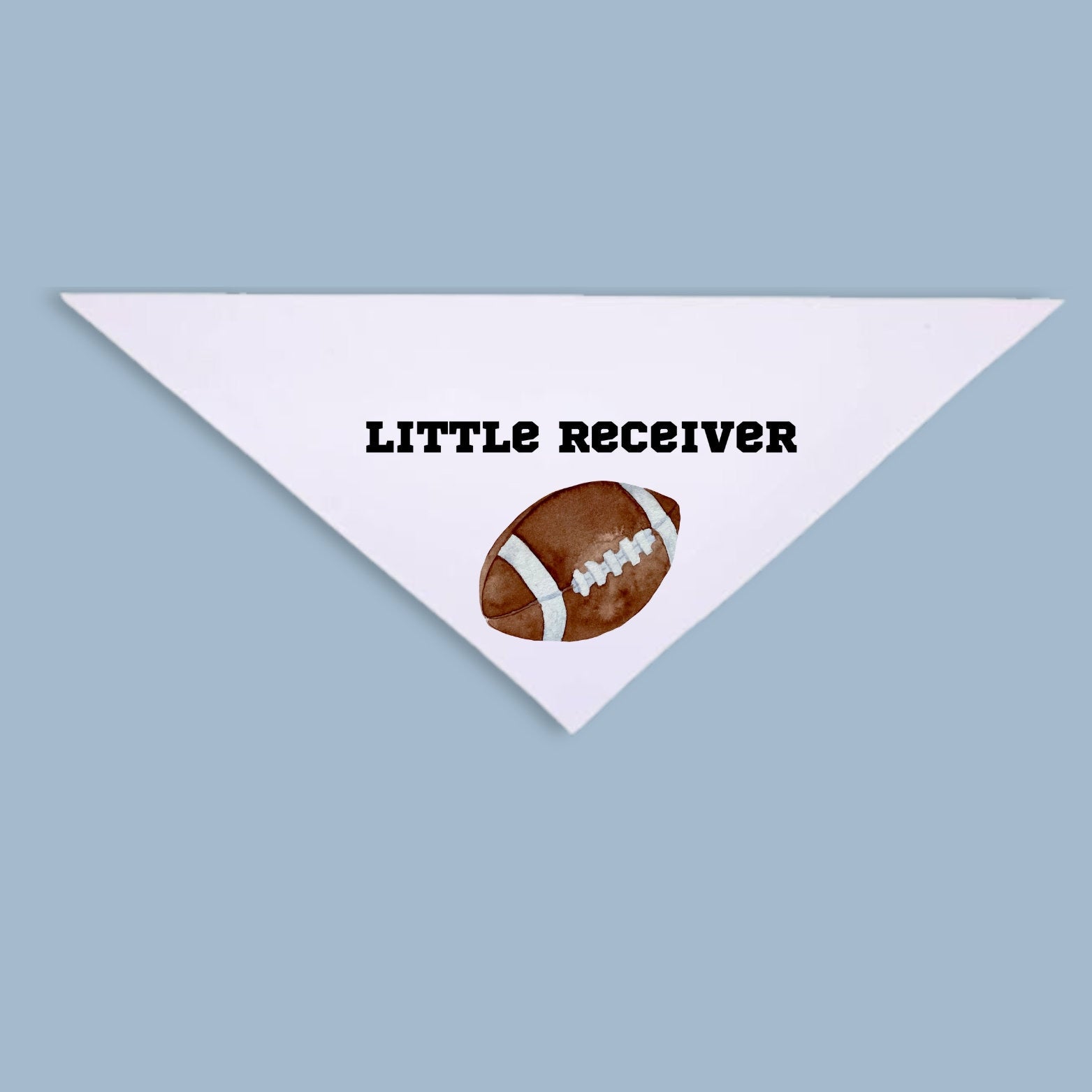 Little Receiver Football Pet Bandana, Sports Pet Accessory