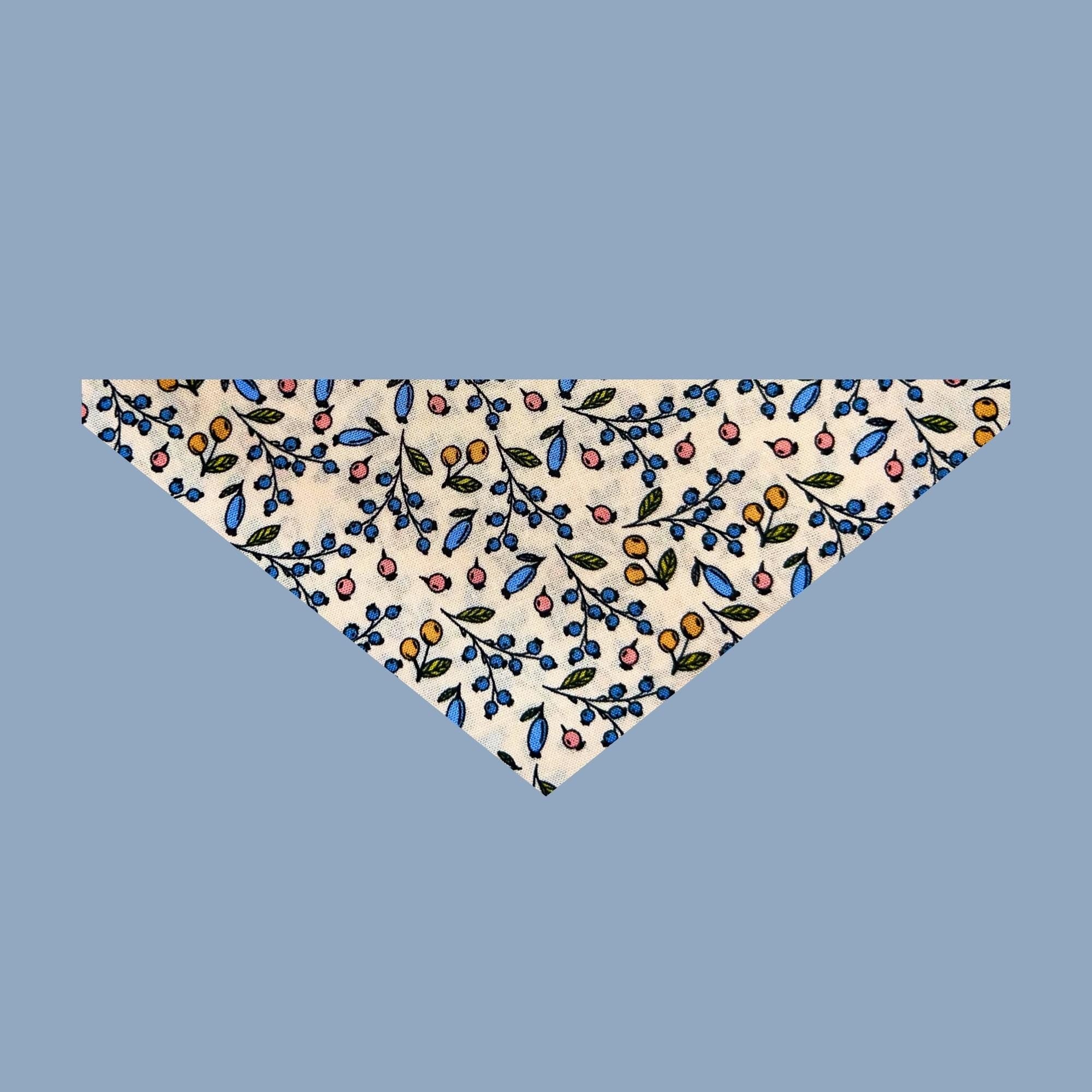 Wildflower Matching Set, Floral Pet Bandana & Eco-Friendly Cotton Bag