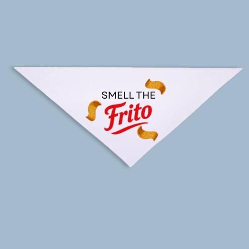 Smell the Frito Dog Bandana, Funny Pet Scarf, Corn Chip Dog Lover Gift