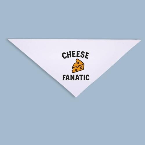 Cheese Dog Bandana, Funny Dog Lover Gift, Foodie Pet Scarf for Dogs