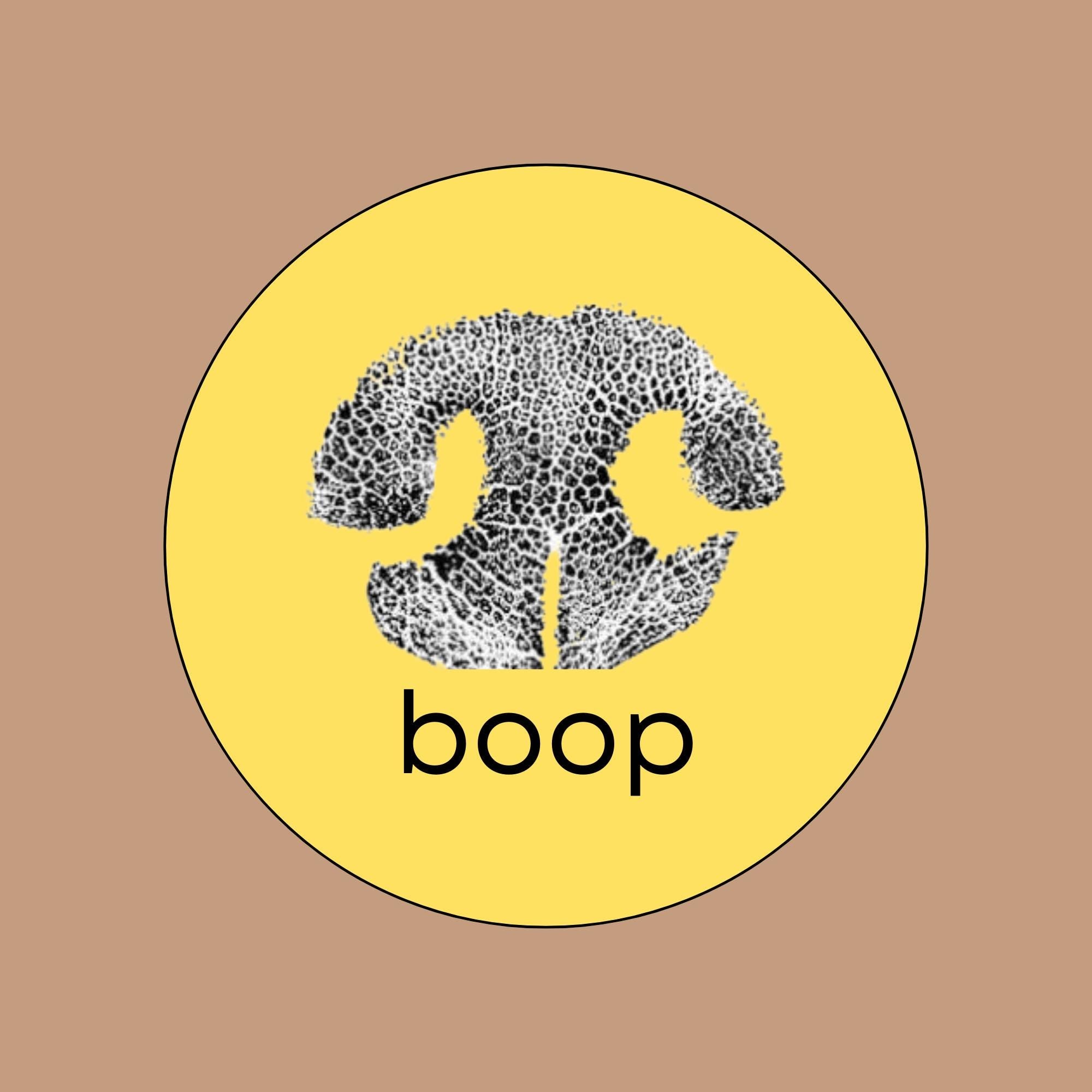 Boop Dog Nose Sticker, Vinyl Dog Lover Sticker, 3x3 Inch Glossy Pet Nose Decal