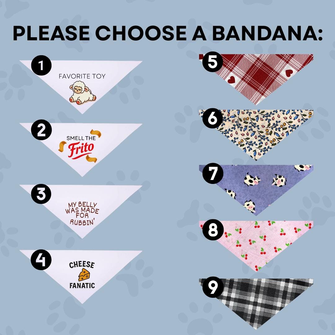 Custom Tote Bag & Dog Bandana Set, Matching Personalized Pet and Owner