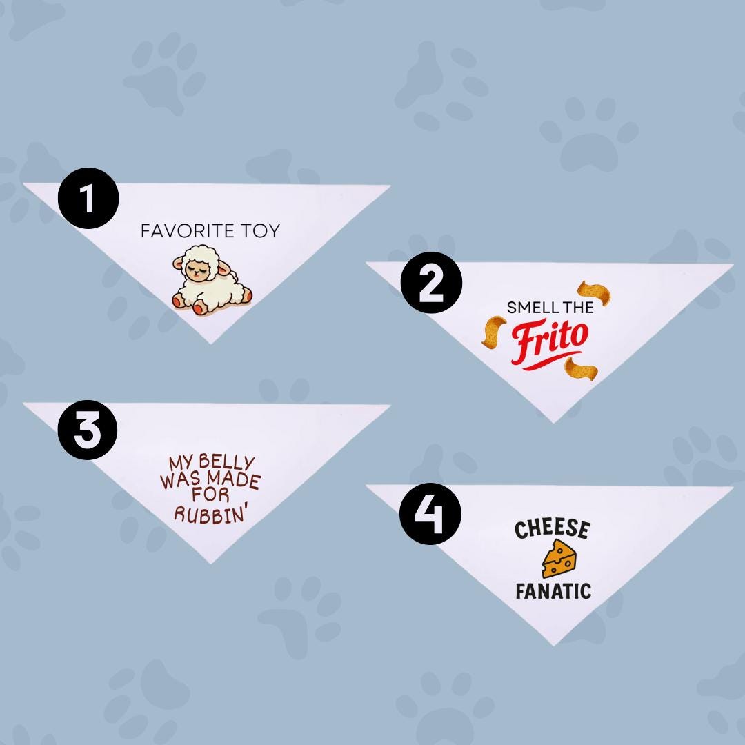 Custom Tote Bag & Dog Bandana Set, Matching Personalized Pet and Owner