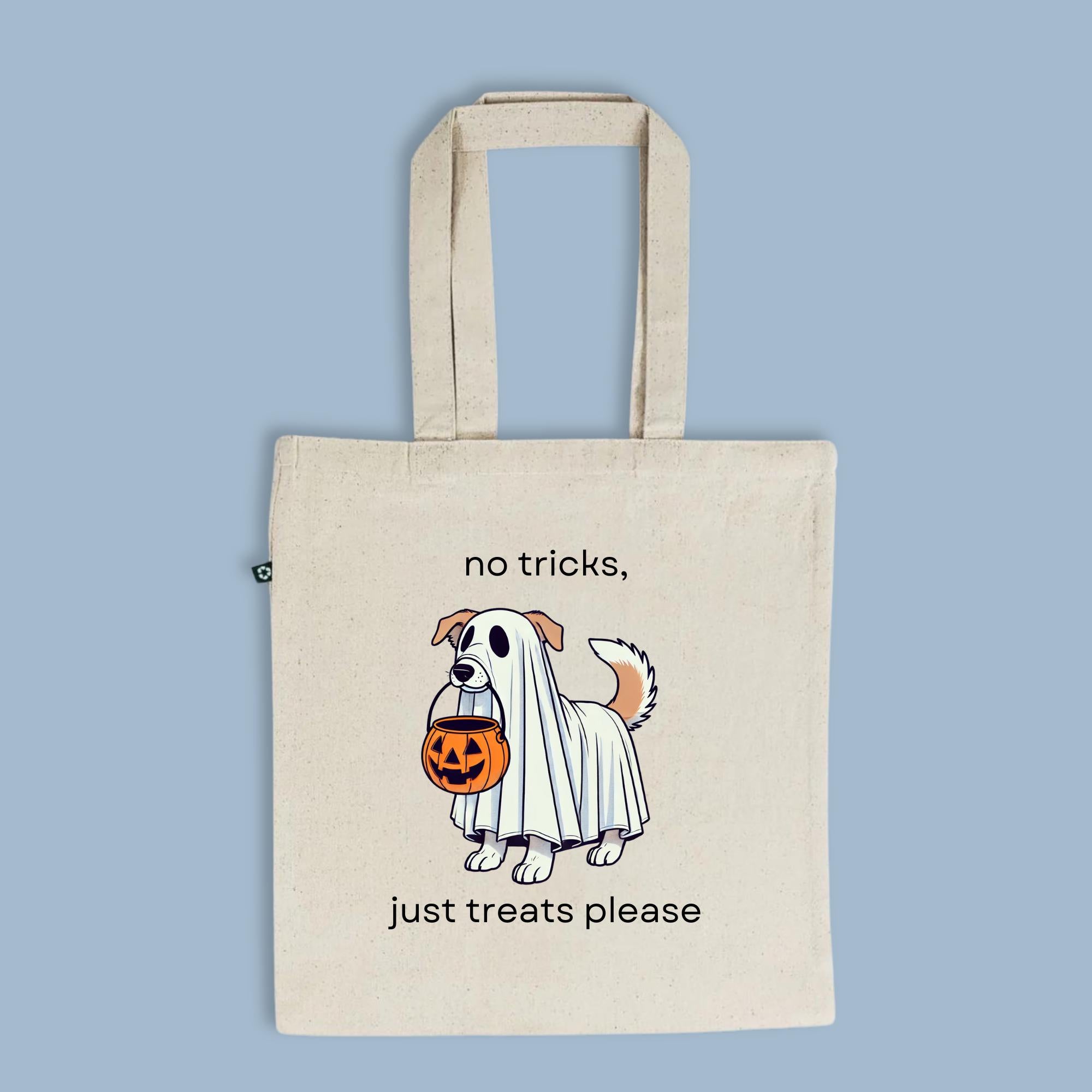 No Tricks Just Treats Halloween Tote Bag