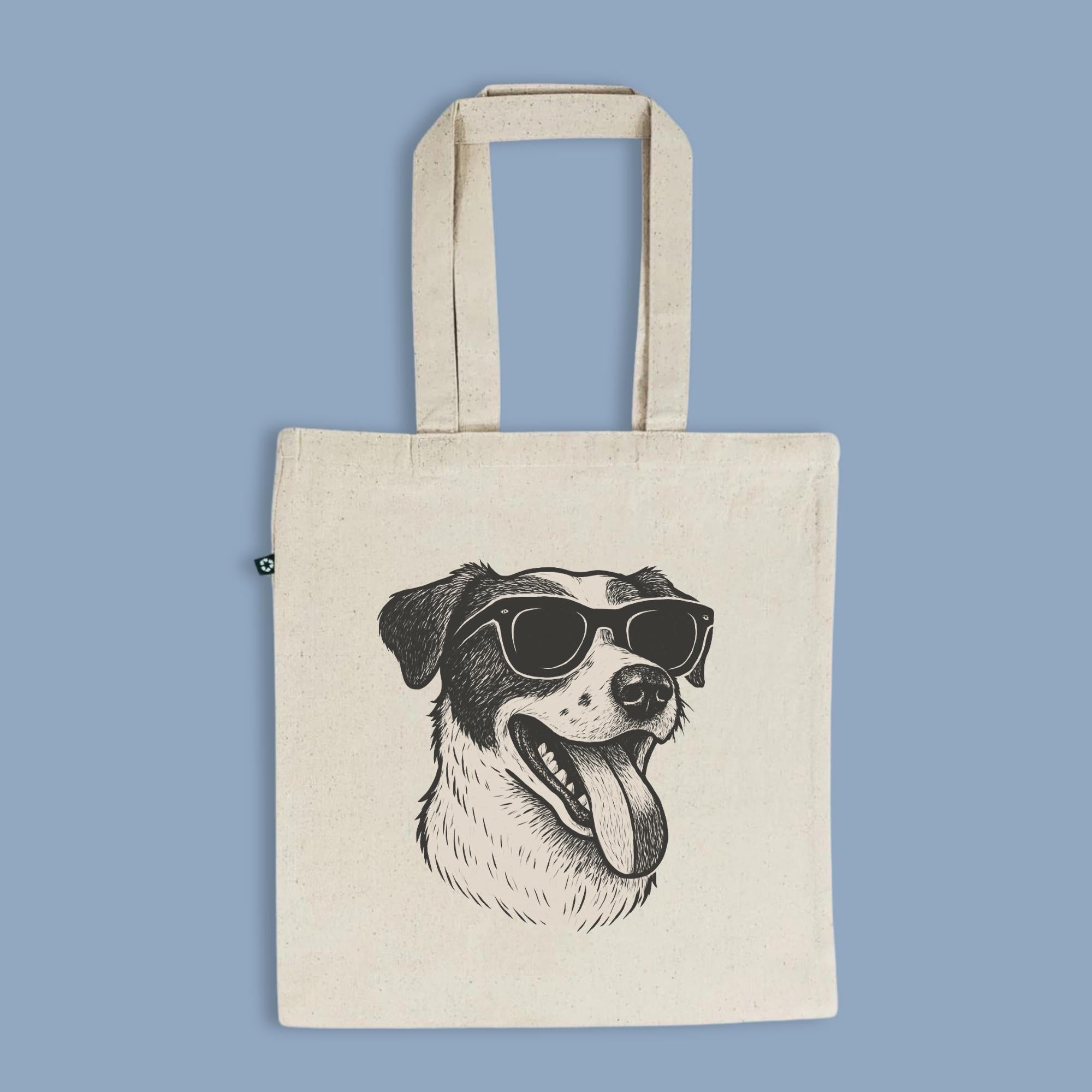 Personalized Summer Pup Portrait Tote