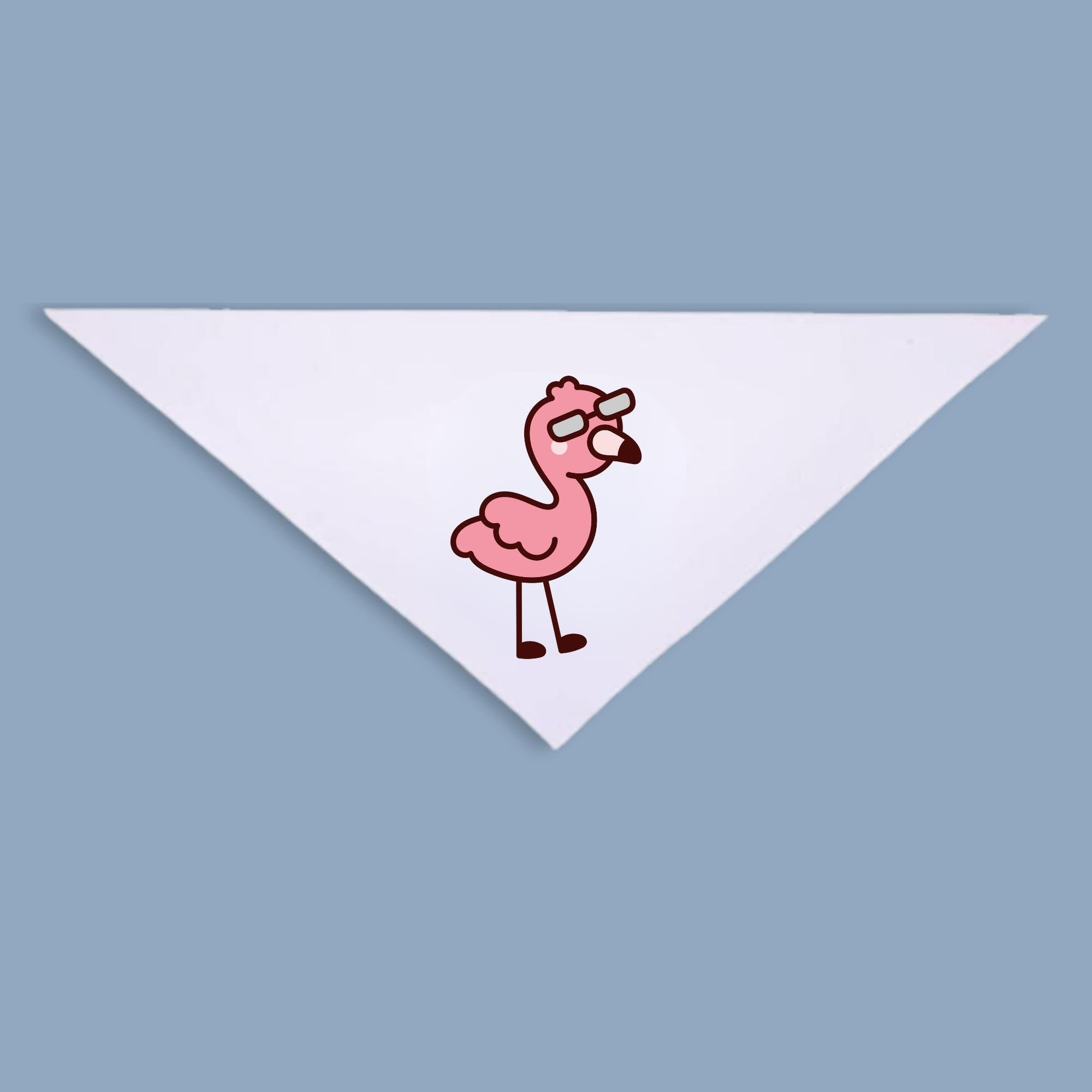 Party Flamingo Dog Bandana - Dog Dayz Summer Collection