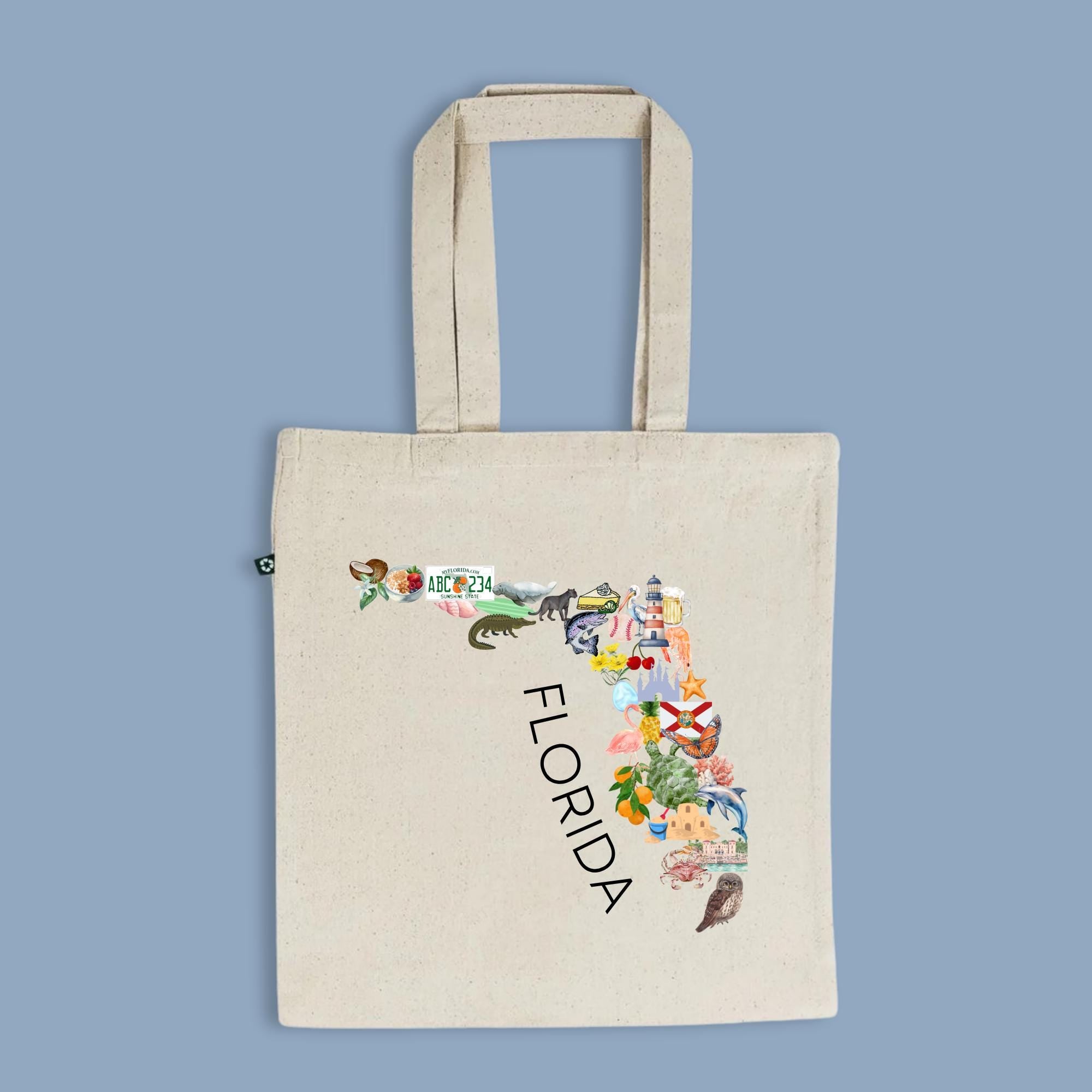 Florida State Icons & Symbols Tote