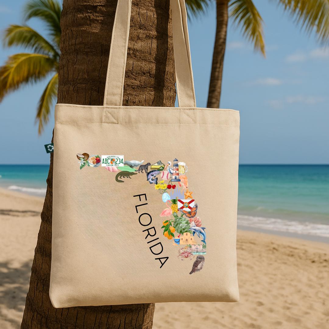 Florida State Icons & Symbols Tote