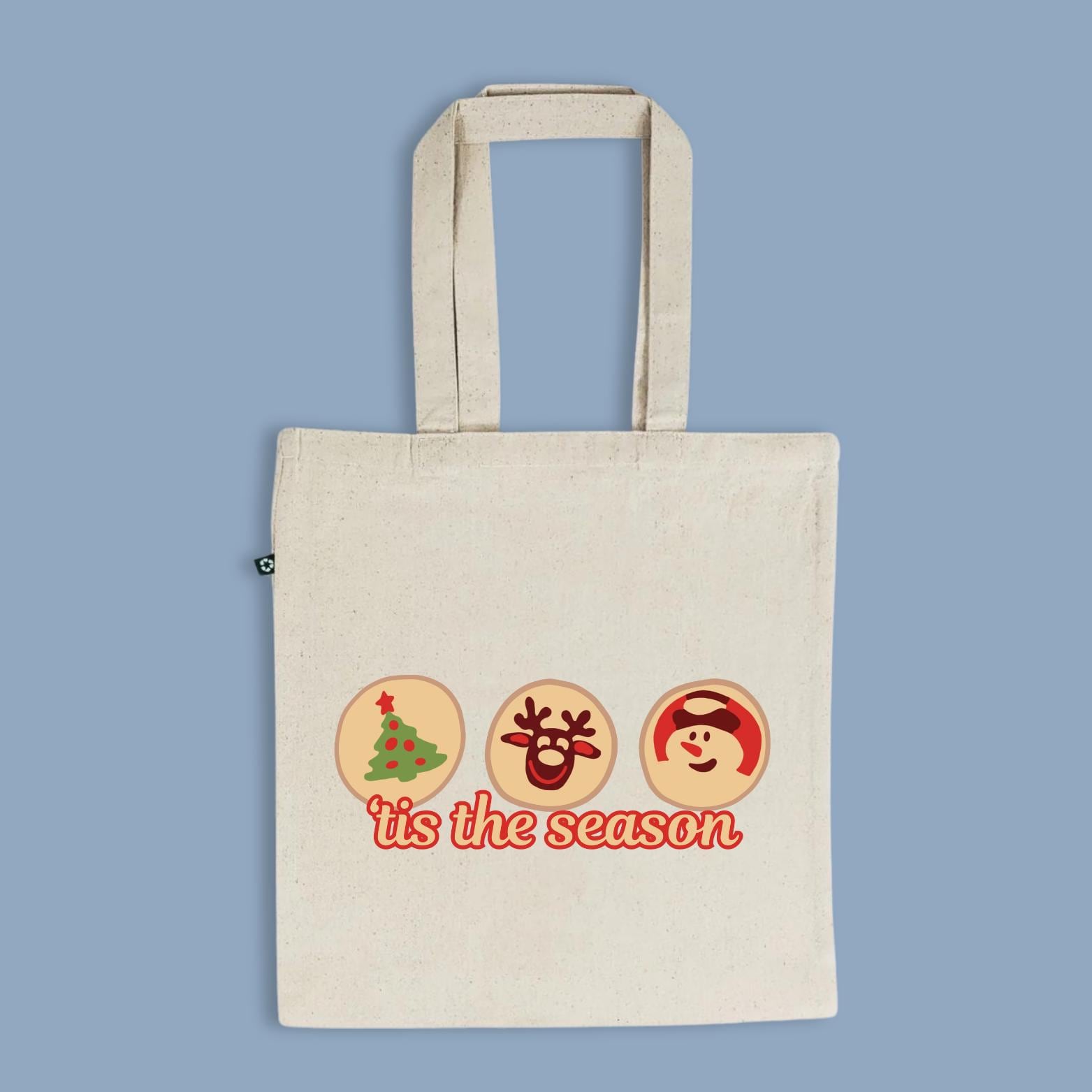 Iconic Christmas Sugar Cookie Print - 'Tis The Season Tote Bag